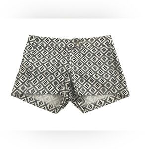 J. Crew Black and White Patterned Women Shorts